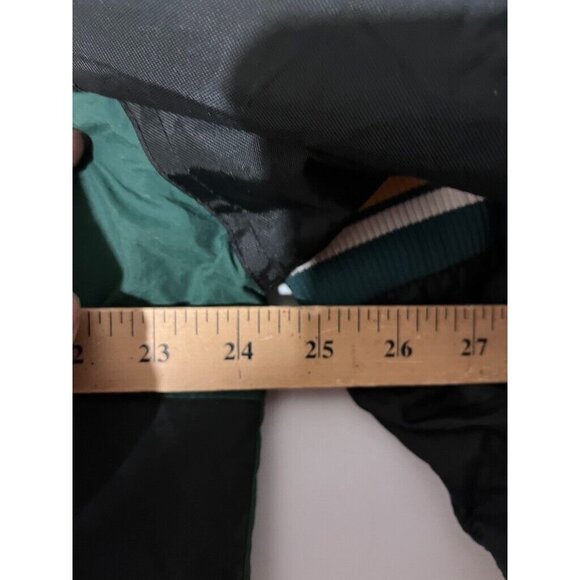 VTG Starter Green Bay Packers Pullover Anorak Hooded Jacket Coat Sz XL 90s - Picture 6 of 9